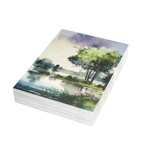 Summer Day by the Lake - Fine Art Greeting Cards